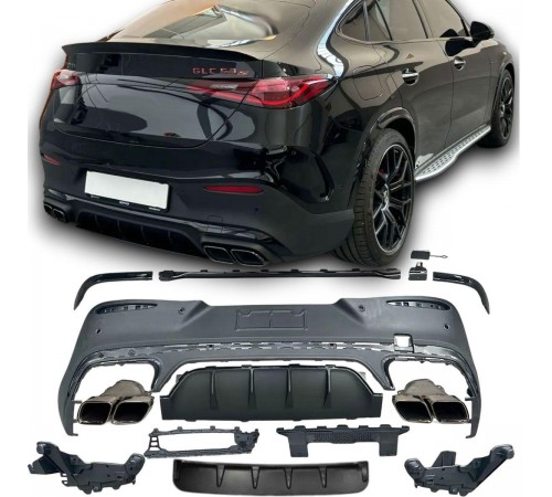 Mercedes GLC COUPE C254 63 AMG galinis difuzorius 2022+